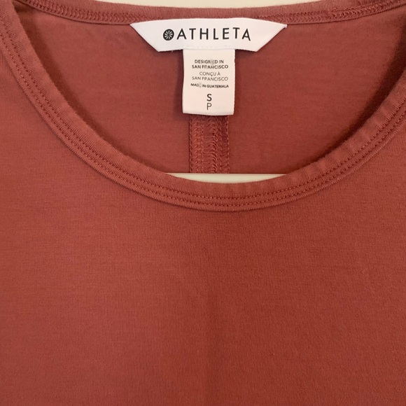 Athleta Red Rock Essential Tee Dress Size Small - Picture 3 of 6